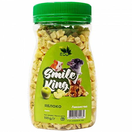 Лакомство для грызунов - Яблоко Smile King 100г (Беларусь)