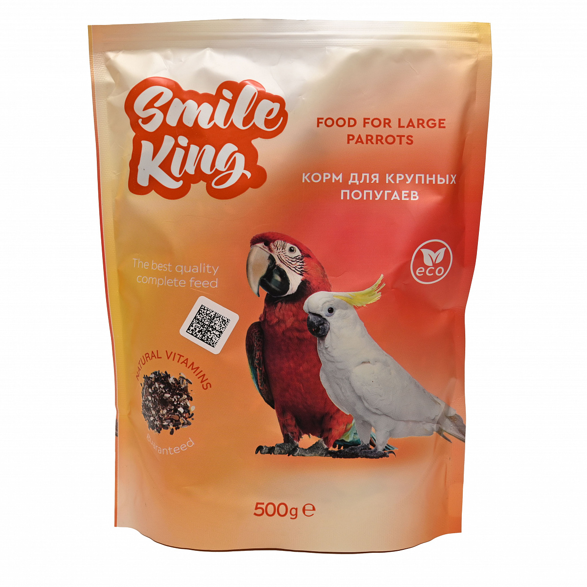 Корм для крупных Smile King сухой 500г (Беларусь)