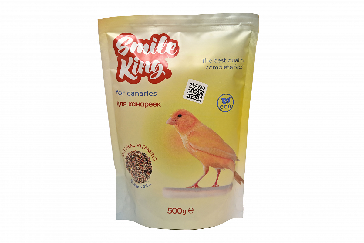 Корм для канареек Smile King сухой 500г (Беларусь)