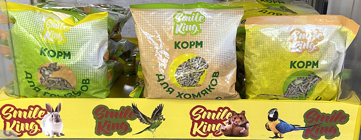 Гранулированный корм для крыс Smile King 450г сухой (Беларусь)