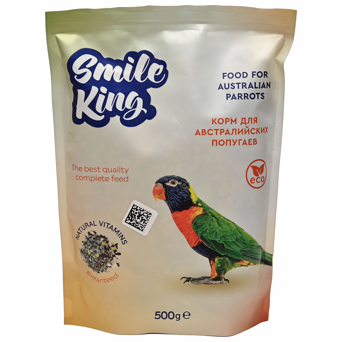 Корм для австралийских попугаев Smile King сухой 500г (Беларусь)