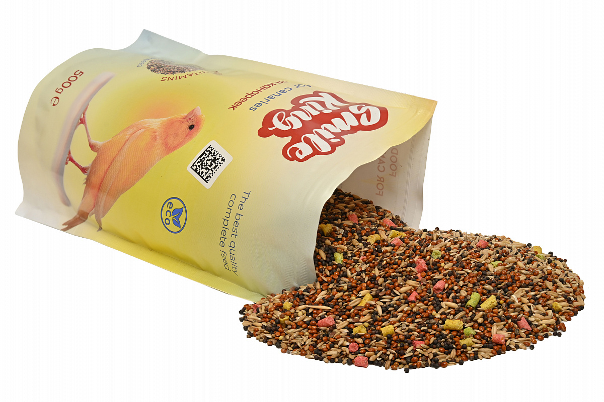 Корм для канареек Smile King сухой 500г (Беларусь)